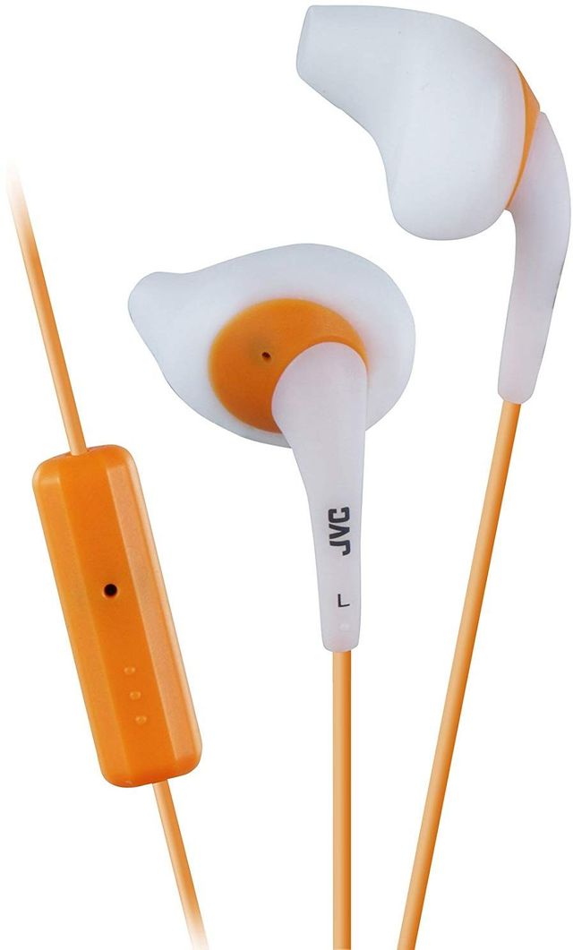JVC HA-ENR15 White Gumy In-Ear Sports Headphones