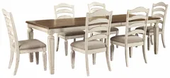 Signature Design by Ashley® Realyn 7-Piece Chipped White Dining Set