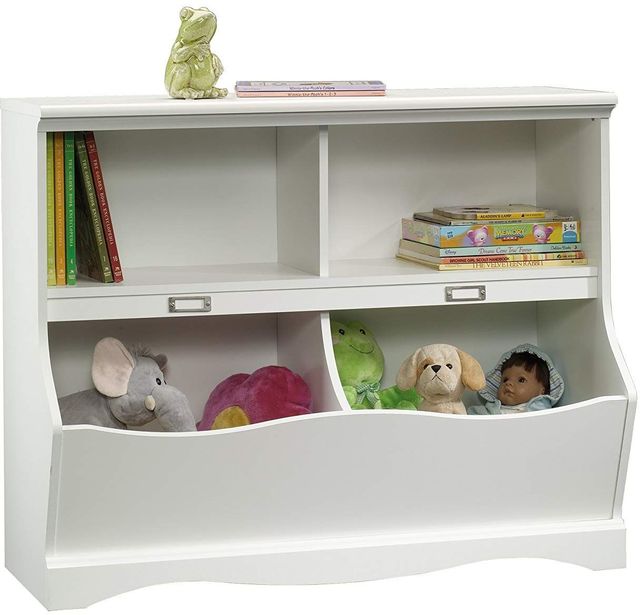 Sauder® Pogo Soft White Bookcase/Footboard-0