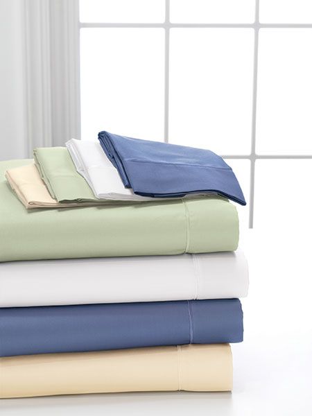 DreamFit® Degree 2 Fine Combed Cotton Ivory Queen Sheet Set