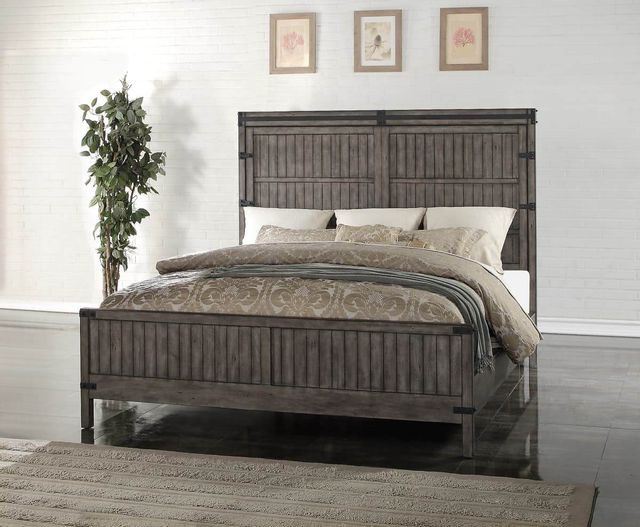 Legends Furniture Inc. Storehouse Smoked Grey King Bed 3