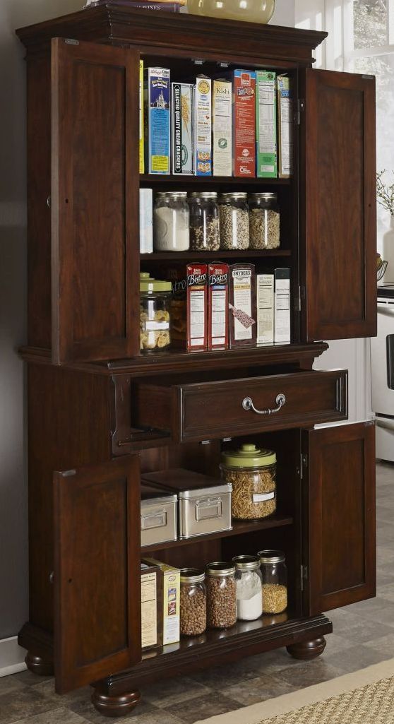 homestyles® Colonial Classics Brown Pantry-3