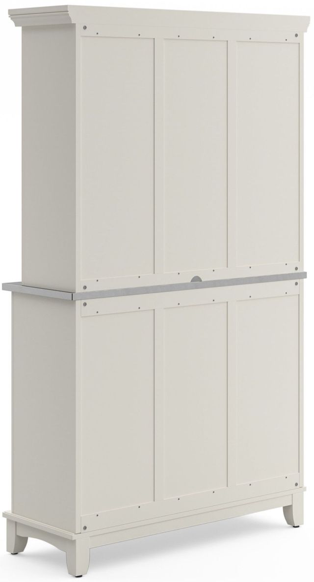 homestyles® Buffet of Buffets White/Stainless Steel Server with Hutch 8