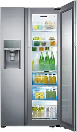 Samsung 21.5 Cu.Ft. Real Stainless Steel Side by Side Refrigerator