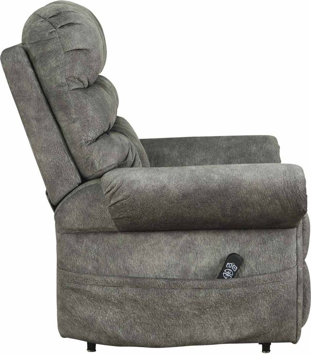 Signature Design by Ashley® Mopton Chocolate Power Lift Recliner 5