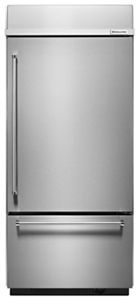 Réfrigérateur à congélateur inférieur de 36 po KitchenAid® de 20.9 pi³ - Acier inoxydable