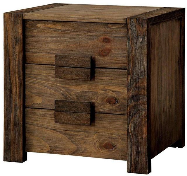 Furniture of America® Janeiro Rustic Natural Tone Nightstand 0