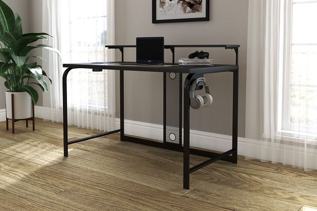 Nixx Power Desk with Raised Monitor Stand-0