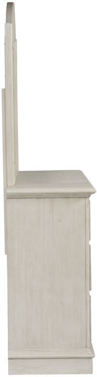 Liberty Furniture Bayside Antique White Dresser And Mirror 1