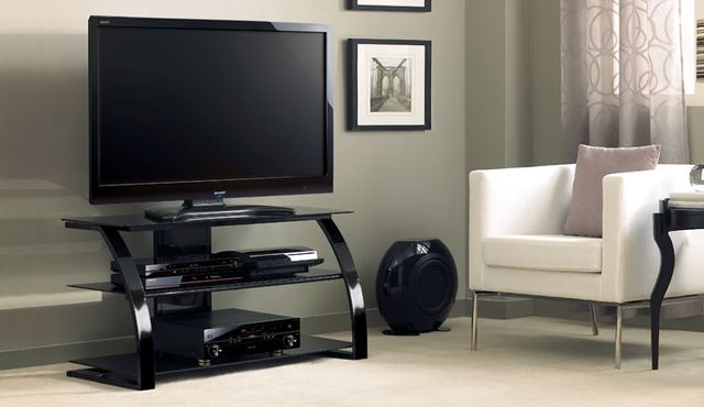 Bell'O® High Gloss Black A/V Furniture 2