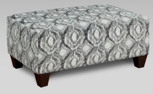 Affordable Furniture Melanie Gray Cocktail Ottoman