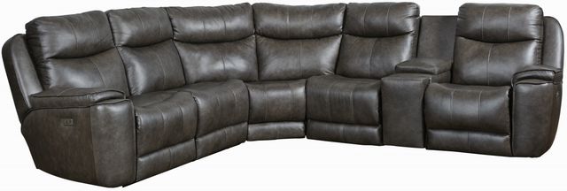 Southern Motion™ Show Stopper Slate Power Headrest Reclining Sectional