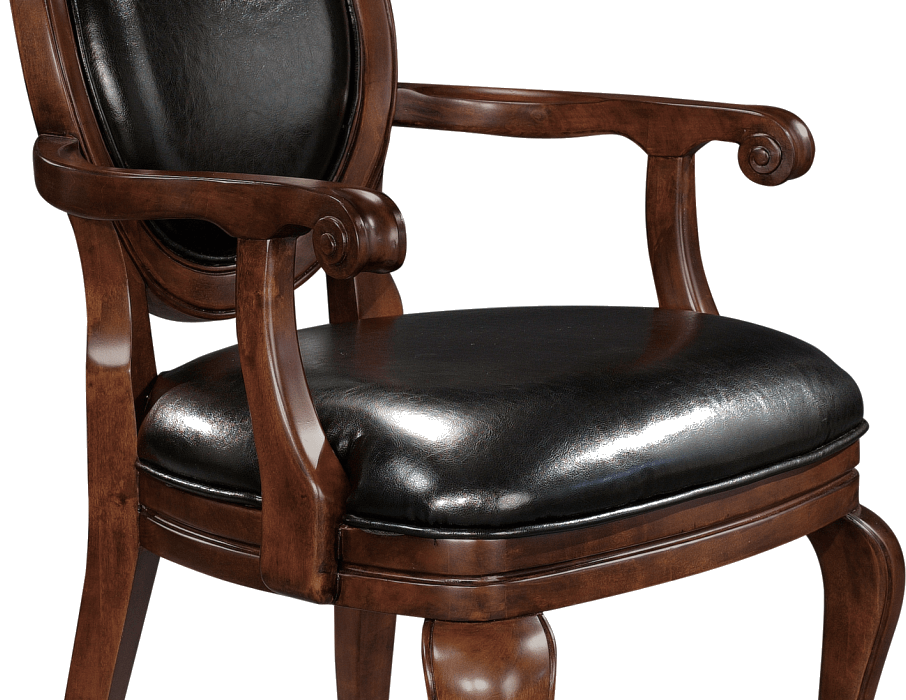 697013 Rustic Cherry Howard Miller 697-013 Niagara Club Chair w Seat Cushion 