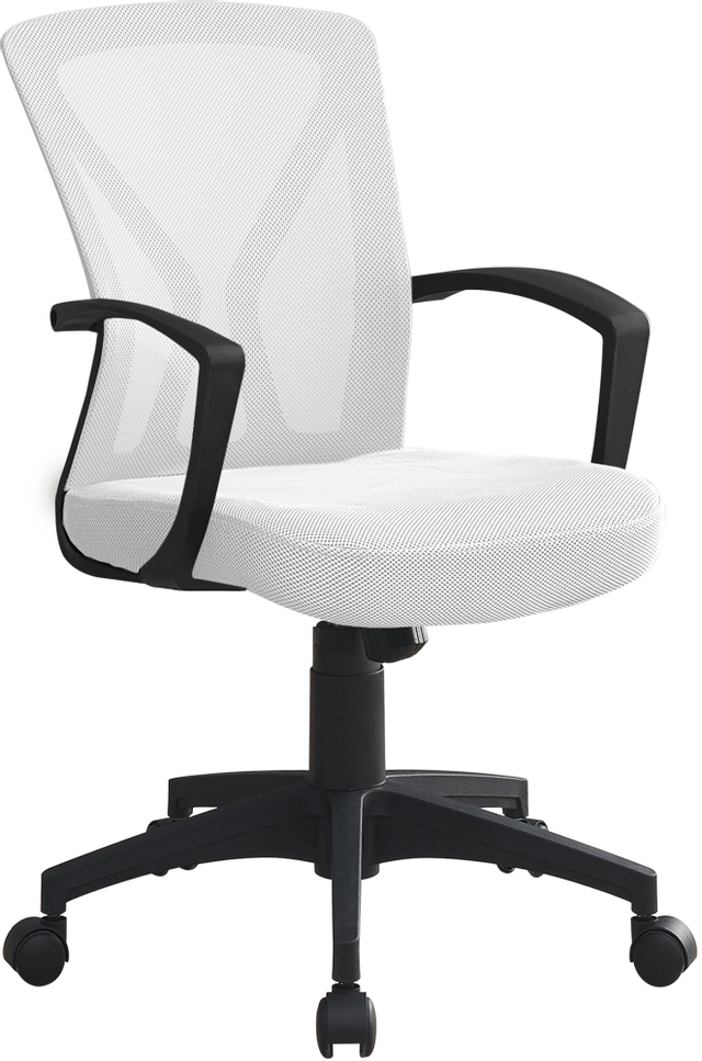 Office Chair, Adjustable Height, Swivel, Ergonomic, Armrests, Computer ...