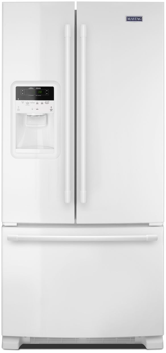 Maytag® 21.7 Cu. Ft. White French Door Refrigerator