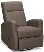 Mazin Furniture Gage Brown Glider Recliner Chair