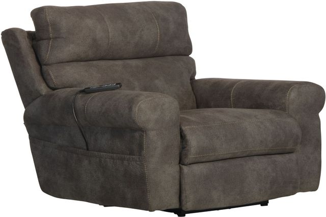 Catnapper® Tranquility Pewter Power Lay Flat Recliner