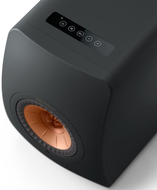 KEF LS50 Wireless II 5.25" Carbon Black Powered Stereo Speakers 2