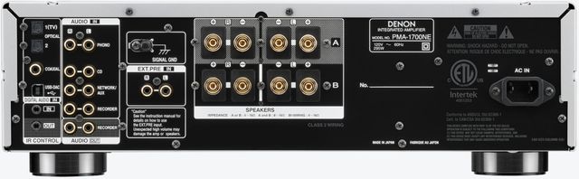 Denon® 2 Channel Black Integrated Amplifier 12
