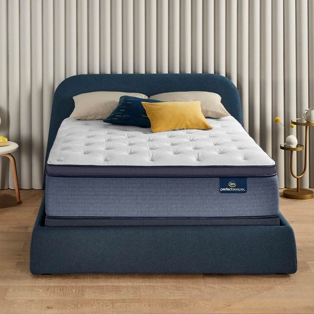 Serta® Perfect Sleeper® Cozy Plush Wrapped Coil Pillow Top Queen Mattress 6