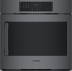 Bosch® 800 Series 30" Black Stainless Steel Right-Hand Single Electric Wall Oven