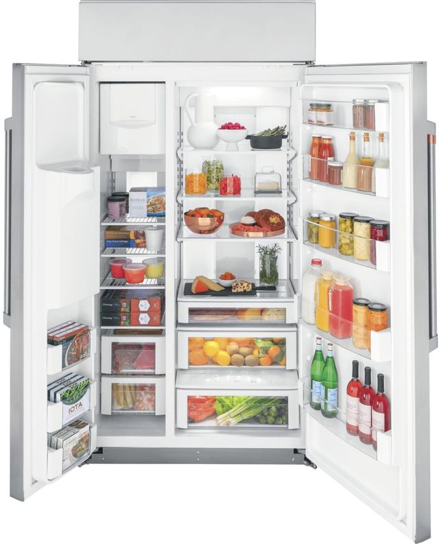 Café™ 24.5 Cu. Ft. Stainless Steel Built-In Side-by-Side Refrigerator-2