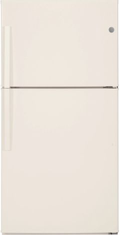 GE® 21.1 Cu. Ft. Bisque Top Freezer Refrigerator