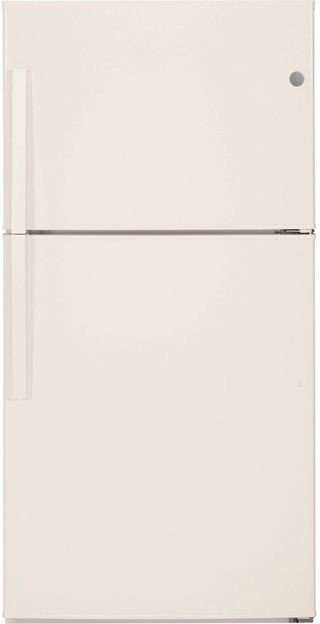 GE® 21.1 Cu. Ft. Bisque Top Freezer Refrigerator