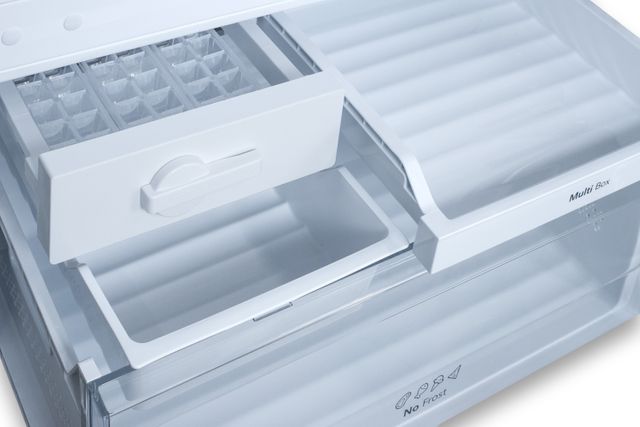 Summit® 14.8 Cu. Ft. Stainless Steel Counter Depth Bottom Freezer Refrigerator 4
