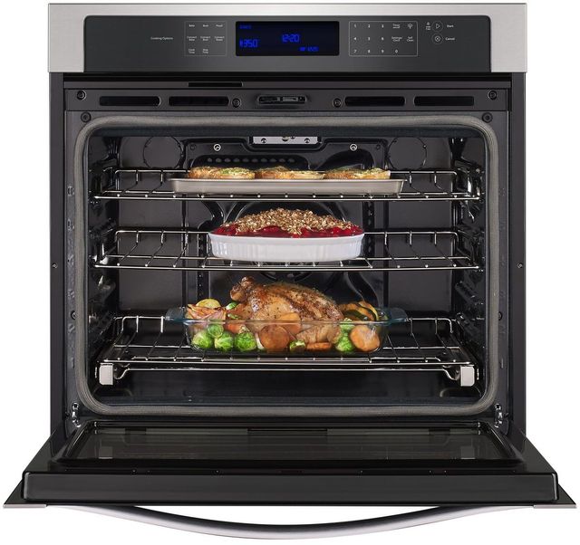 Whirlpool® 30" Electric Single Built In Wall Oven-Stainless Steel 3
