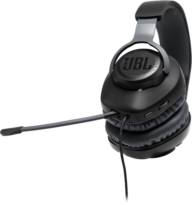 JBL Quantum 100 Black Wired Over-Ear Gaming Headphones with Mic 26