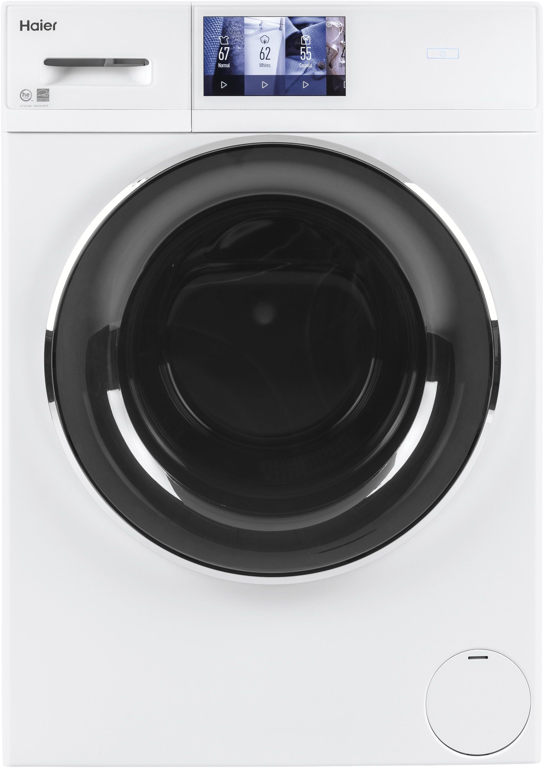 Haier 2.4 Cu. Ft. White Front Load Washer
