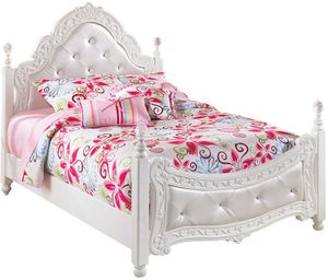 Signature Design by Ashley® Exquisite White Full Poster Bed