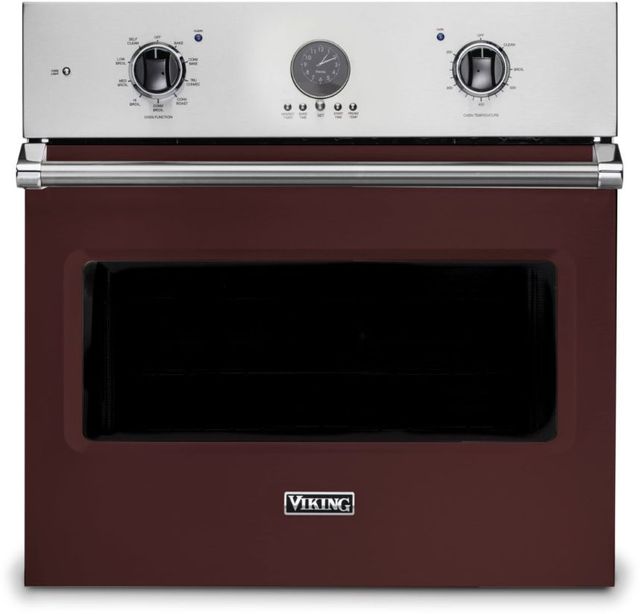 Viking® Professional 5 Series 30" Kalamata Red Built In Single Electric Premiere Wall Oven
