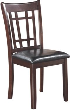 Coaster® Dalila Lavon Set of 2 Black Espresso Dining Side Chairs