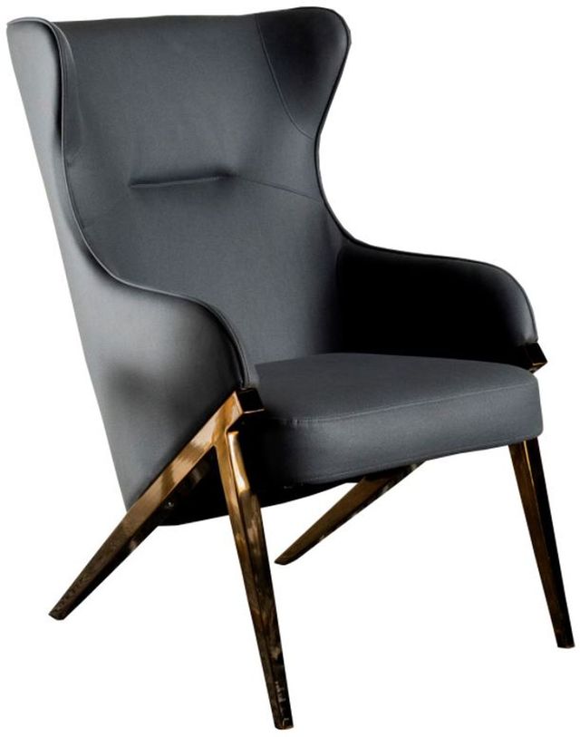 Coaster® Slate and Bronze Upholstered Accent Chair