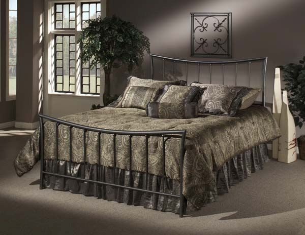 Hillsdale Furniture Edgewood Magnesium Pewter King Bed Set