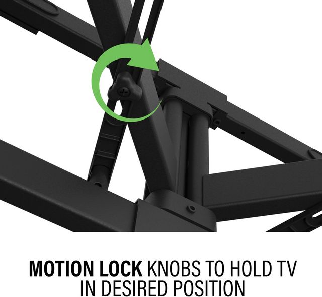 Sanus® Black Outdoor Full Motion TV Mount 4