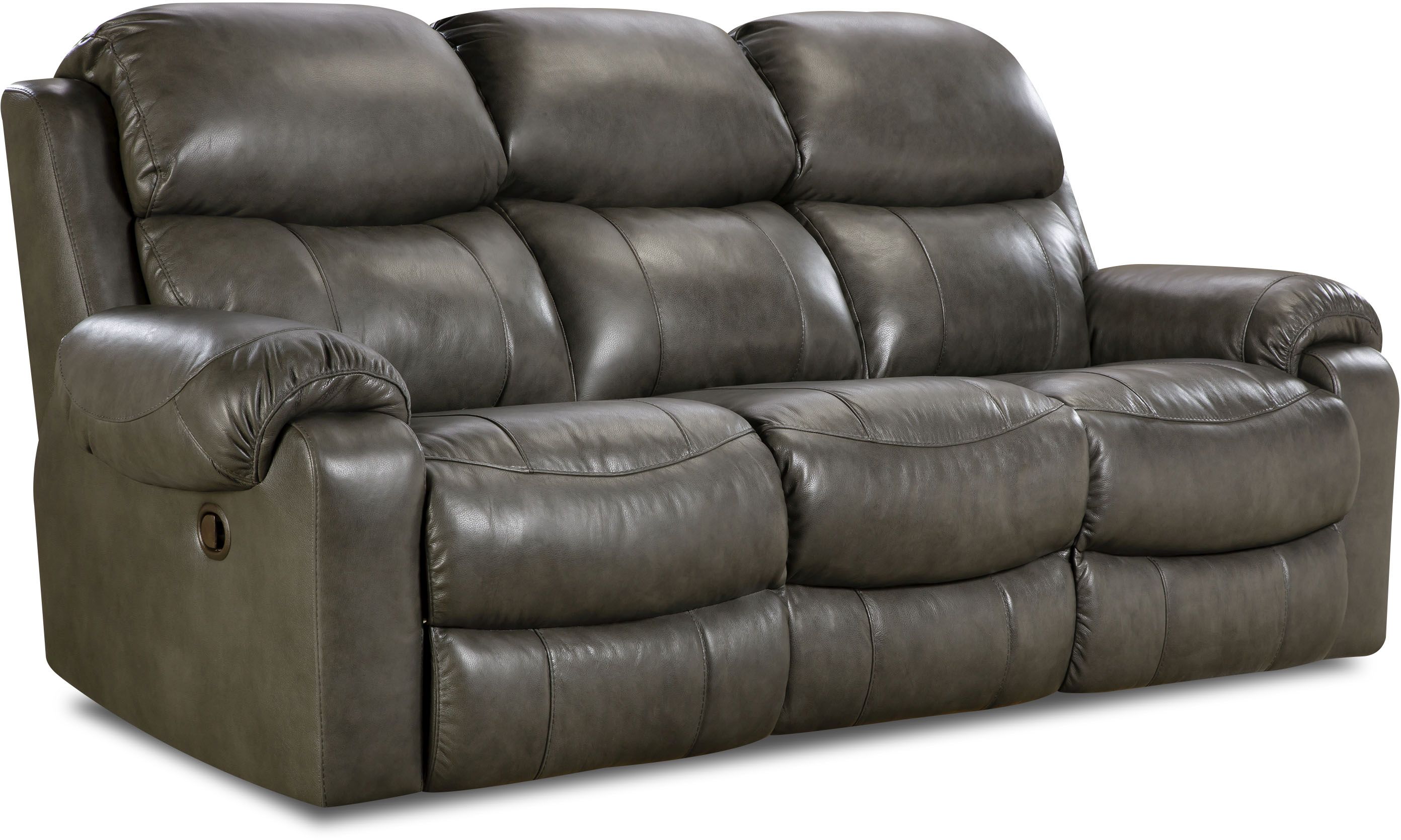 Gray discount double recliner