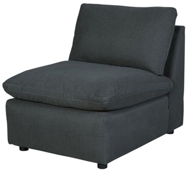 Signature Design by Ashley® Savesto Charcoal Armless Chair 1