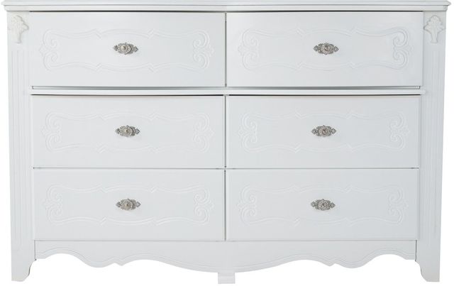 Signature Design by Ashley® Exquisite White Youth Bedroom Dresser 1