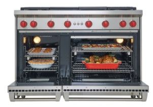 Wolf® 48" Stainless Steel Pro Style Gas Range-3