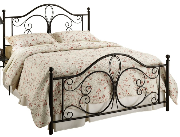 Hillsdale Furniture Milwaukee Antique Brown Metal Bed | Park Home Store ...