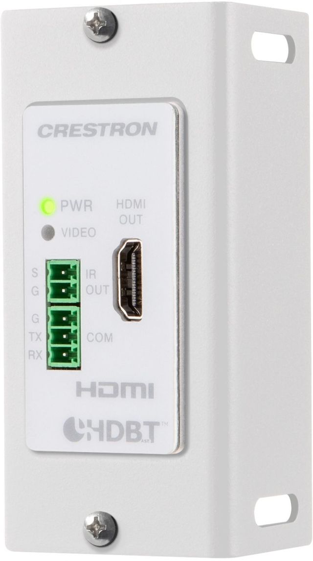 Crestron® DigitalMedia 8G+® White Textured 4K Receiver & Room Controller 100 1