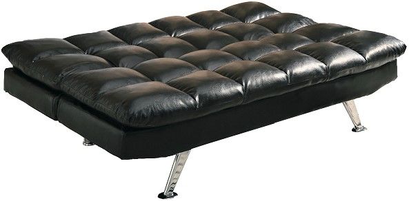 Crown Mark Sundown Black Adjustable Sofa-1