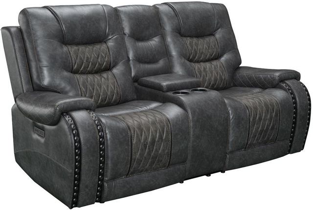 Parker House® Outlaw Stallion Power Reclining Console Loveseat