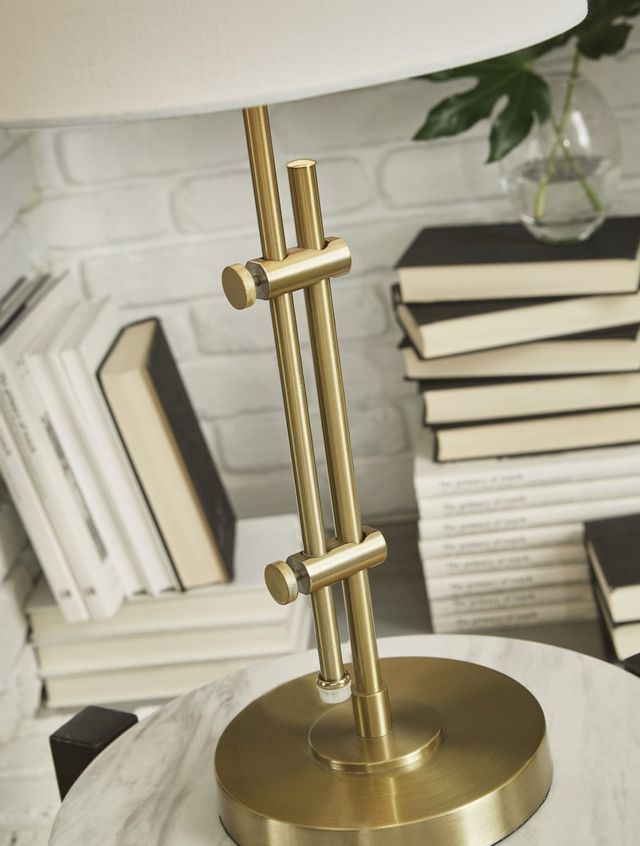 Signature Design by Ashley® Baronvale Brass Metal Table Lamp 1