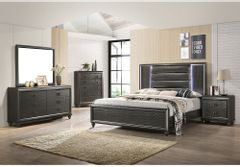 Moonstone King Bed, Dresser and Mirror