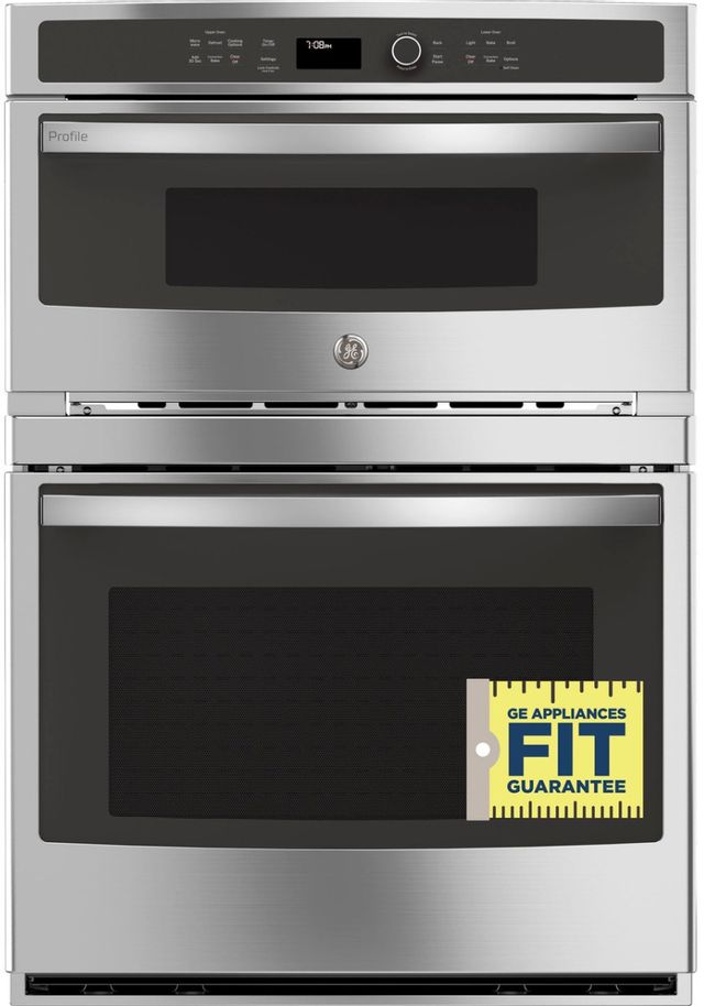 GE Profile™ 30 Stainless Steel Oven/Microwave Combo Electric Wall Oven