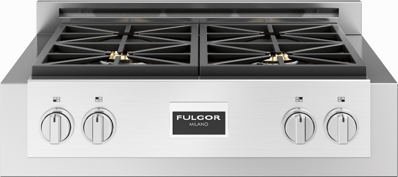 Fulgor Milano® Sofia 600 Series 30" Pro Style Gas Rangetop-Stainless Steel-F6GRT304S1
